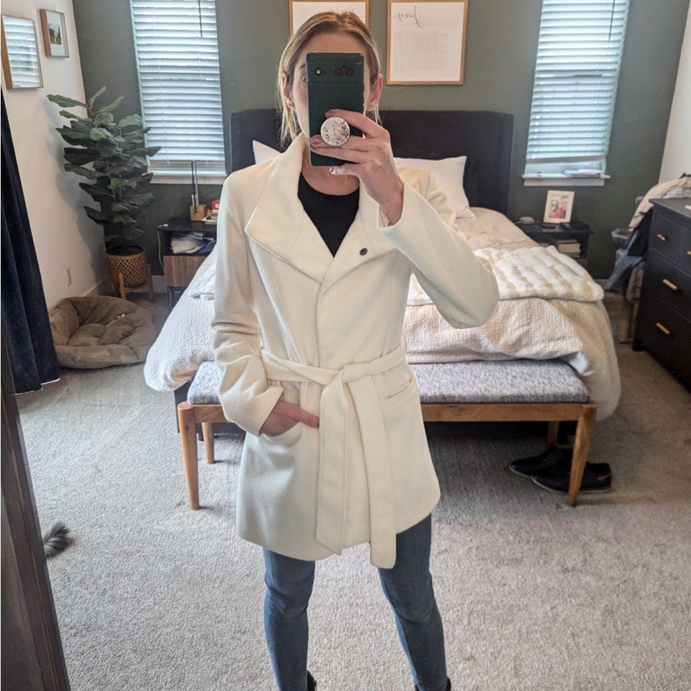White Pea Coat